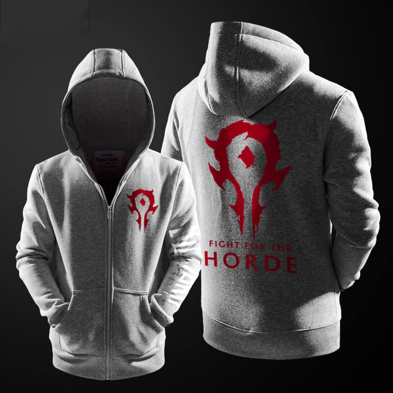 Cool Blizzard WOW Horde Hoodie World Of Warcraft Hoode Coat For Him ...