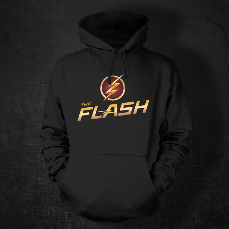 Red Marvel The Flash Hoodies For Mens Wishining