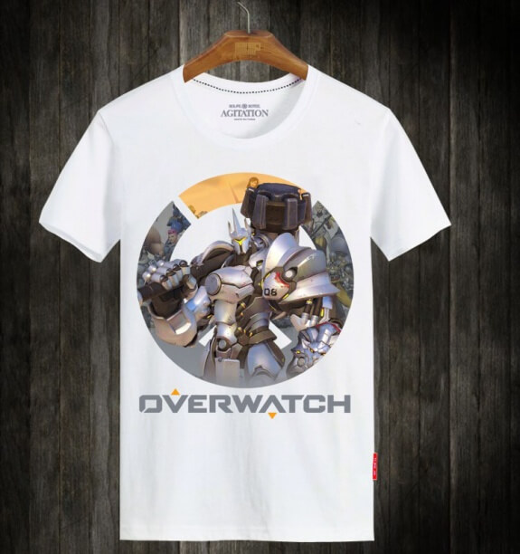 Overwatch Reinhardt Hero Plus Size T Shirts 
