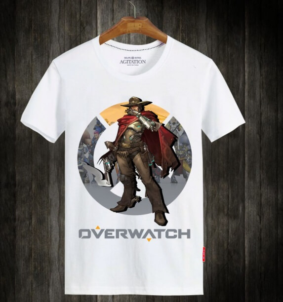 Overwatch OW Hero Mccree T-shirts 