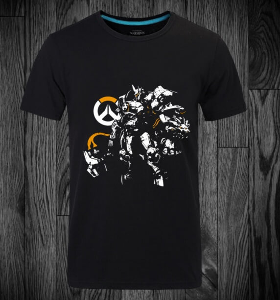 Overwatch Blizzard Reinhardt Tee Shirts 