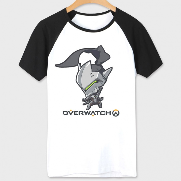White Blizzard Overwatch OW Genji Tshirt For Couples