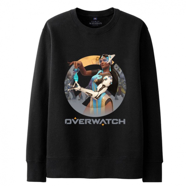 Overwatch Blizzard Symmetra Sweat Shirts Mens black Hoodie