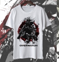 Cool Blizzard Overwatch Tees Reaper Ink Print Tshirt 