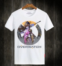 Blizzard Overwatch Widowmaker White T-Shirts 
