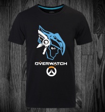 Overwatch Pharah Black T-shirts For Mens