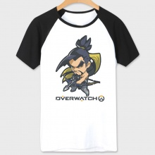 White Blizzard Overwatch Hanzo T-Shirts For Couple