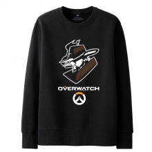 Overwatch Cs Mccree Hoodie Men black Sweatshirts