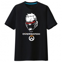 Overwatch Soldier 76 T-shirts For Young black Tees