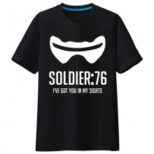 Overwatch Soldier 76 Tshirt Men  Tee