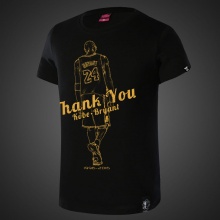 Retired Commemorative NBA Kobe Tee For Mens Black T Shirts