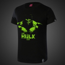 Marvel Superhero Hulk Tshirt Mens Black Tee
