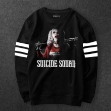 Suicide Squad Margot Robbie Sweatshirts Mens black Hoodies