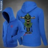Cool DOTA 2 Undying Hoodie Black Zip Up Sweatshirt For Men