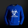 Resident Evil Biohazard Hoodie Men White Crewneck Sweatshirts