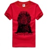 Games of Throne Iron Throne T-shirts Gray Short Sleeve Tees For Mens