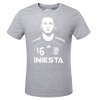 Spain Soccer Star Iniesta Army Green Tshirts