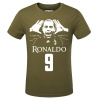 Soccer Star Brazil Ronaldo Black Tshirts For Mens