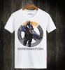 Overwatch Blizzard Soldier 76 White Tshirts 