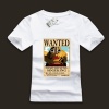 Cool One Piece Ussop White Tshirts For Mens