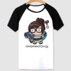Overwatch Hero Mei Tshirts White Couple T-Shirt