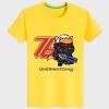 Blizzard Overwatch Soldier 76 T-shirts Black Couple Tees