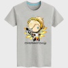 Lovely Overwatch Mercy Character T-Shirt Black Couple Tees