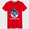 Black Overwatch Pharah Hero Tee shirt For Mens Womens