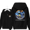 Over Watch Pharah Hoodie For Boys Gray Sweater