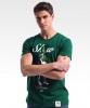 Drag Ball Cell T-shirt Green Short Sleeve Tee