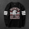 Animals Bulldags Sweatshirts Man Black Hoodies