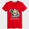 Overwatch Reinhardt Shirts Mens black T-shirt