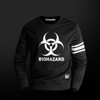 Resident Evil Biohazard Sweatshirt Mens Black Hoodie