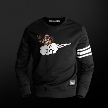 Cool Dragon Ball Z Master Roshi Sweater Black Men Boy Sweatshirt