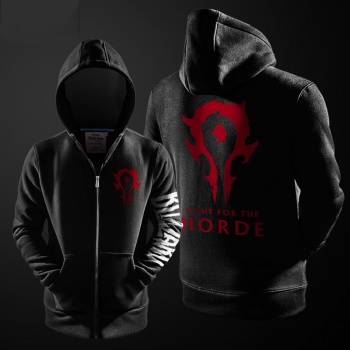 Cool Blizzard WOW Horde Hoodie World Of Warcraft Hoode Coat For Him