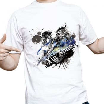 LOL Xin Zhao T-Shirts Ink Printed league of legeds Tees For Men
