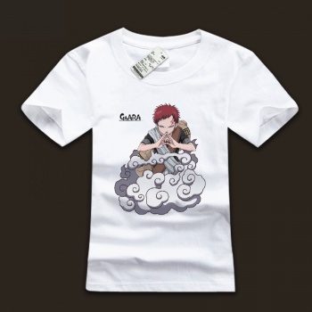 White Gaara T-shirts Naruto Tshirts For Boys