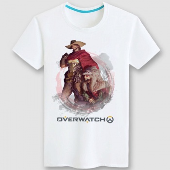 Over Watch Mccree T Shirts Blizzard Game Tees