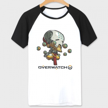 Overwatch Game Zenyatta Tshirts Woman white Tee