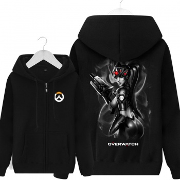 Blizzard Overwatch Widowmaker Hoodie For Mens Black Sweatshirt
