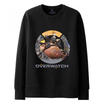 Overwatch Roadhog Sweatshirt Men black Sweater