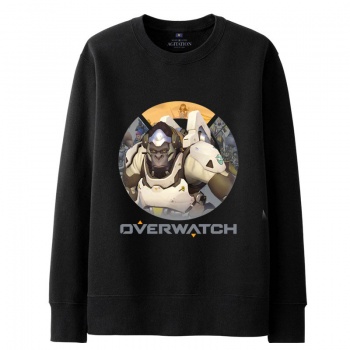 Overwatch Winston Hoodie For Young black Sweat Shirt