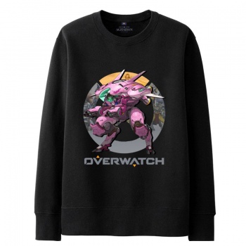 Overwatch D.Va Hooded Sweatshirts Men black Hoodie