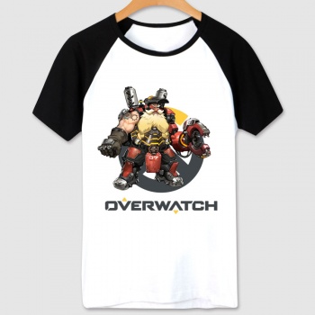 Overwatch Torbjorn Hero T Shirts white Tee For Mens